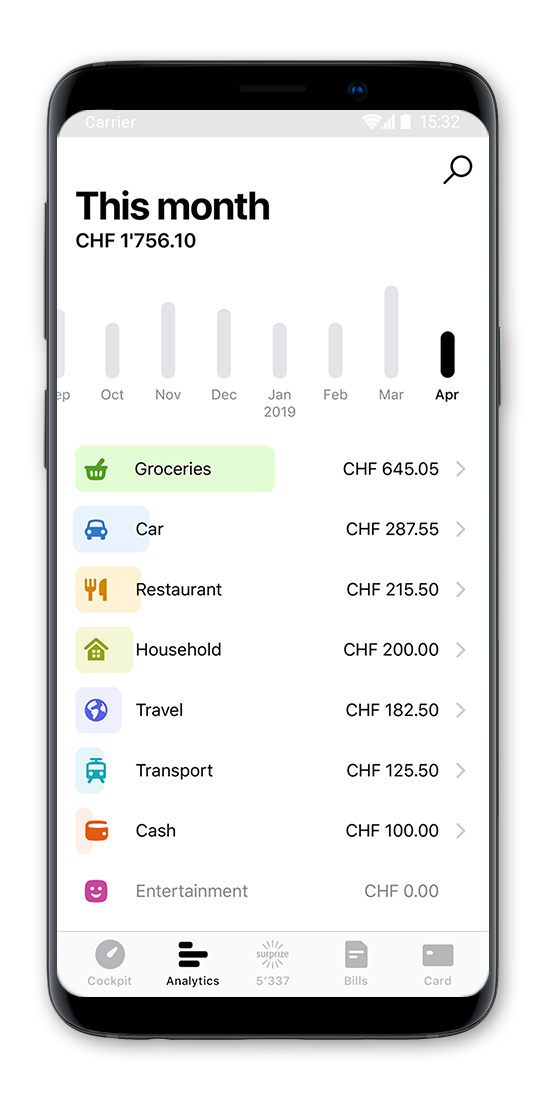 "one" app - stay in control even on the move | Viseca Card ...